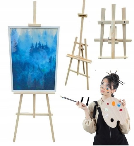 Chevalet peinture bois - en,