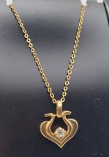 Pendentif Lyre Vintage Métal