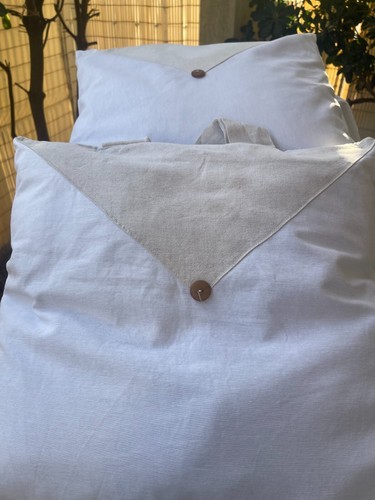 Coussins deco tête lit - 2,