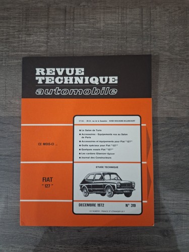 Revue technique automobile - technique,
