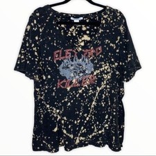 Hand Bleached Graphic Tee V