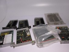 Lot de 8 cartes pour automate MCSL  8GPA CPU 8088 BATTERY MEMORY