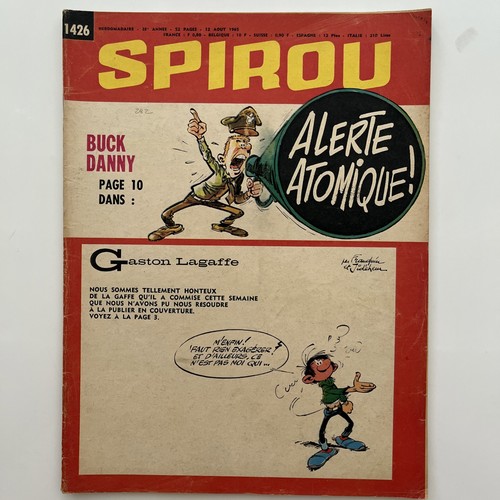 Spirou hebdomadaire 1426 - hebdomadaire,