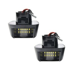 2x LED License Plate Light Fit