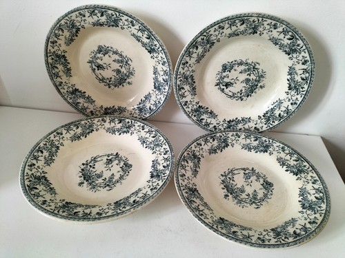 Assiettes creuses gien - assiettes,