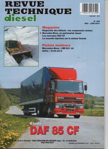 Revue technique diesel daf - daf, 85