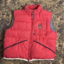 Napapijri Antarctic Research Program Puffer Vest Mens Size M Red
