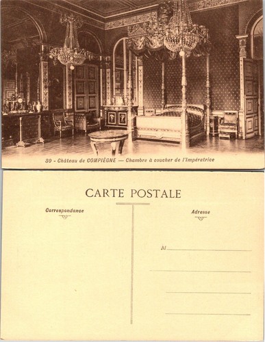 Chateau compiegne postcard - de,
