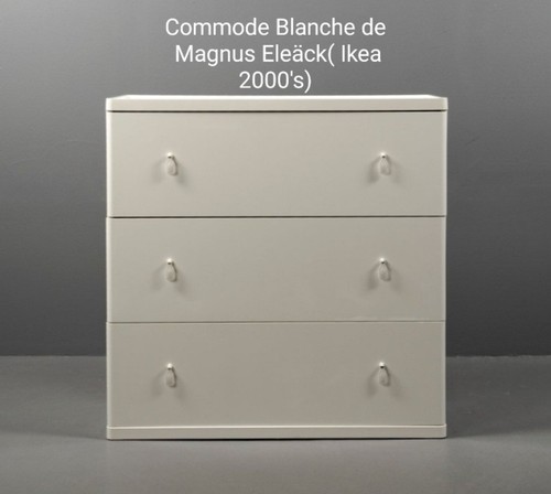 Commode enfilade blanche - blanche, par