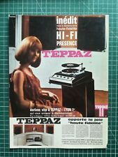 1079 advertisement circa 1960 hi-fi chain teppaz