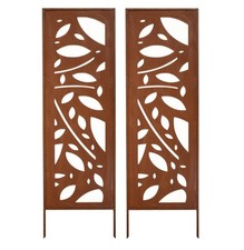 Pare-vue en métal 2 x 160 cm