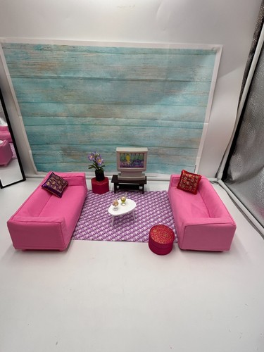 Salon pour barbie poupée - ou,