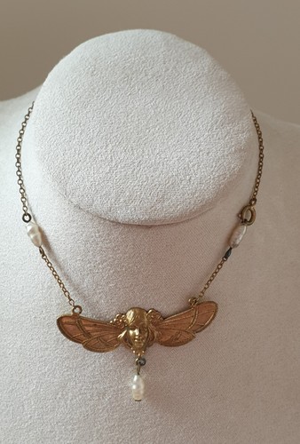 Collier ancien pour enfant - collier,