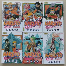 Lot de 6 Mangas Naruto Tomes 1