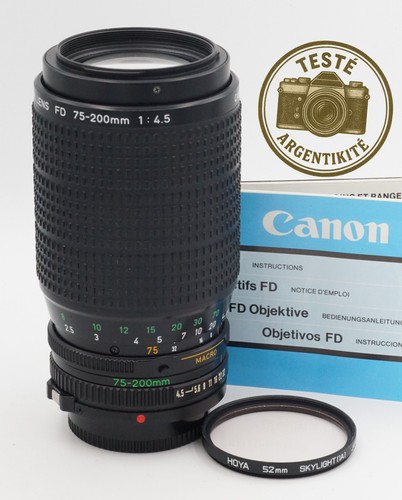 Objectif canon new 200mm - fd, 75-200mm
