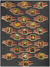 Complete Set of 24 Label Taf