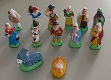 13 Santons véritable. crèche