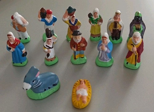 Santons véritable crèche - 13,