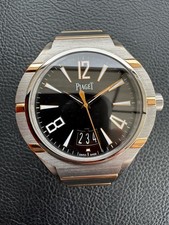 Piaget Polo Automatic Black Dial Men's Watch - P10605 - Titanium - Rose Gold