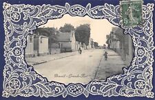 Old postcard 91 DRAVEIL / GRANDE RUE / FRAMING STYLE EMBROIDERY