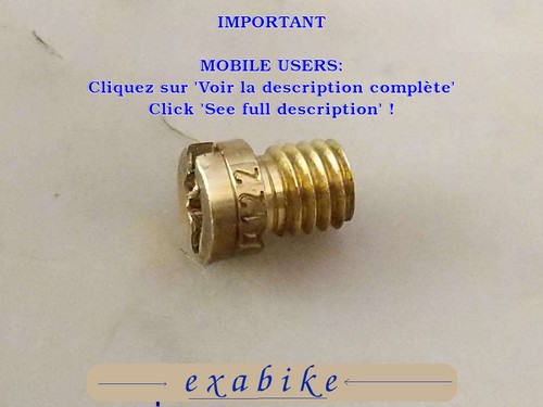 Gicleur principal pour honda - gicleur,