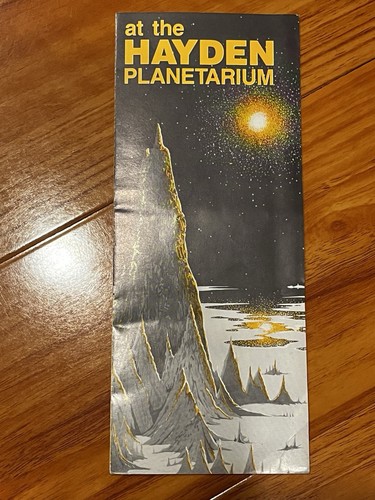 Vtg 1986 hayden planetarium - 1986,