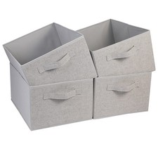 Kallax Lot de 4 Boîtes Boite Rangement Tissu Vetement, Boite de Rangement Pli...
