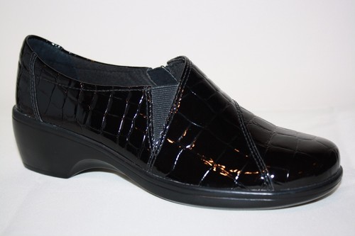 Clarks bendables black faux - clarks,