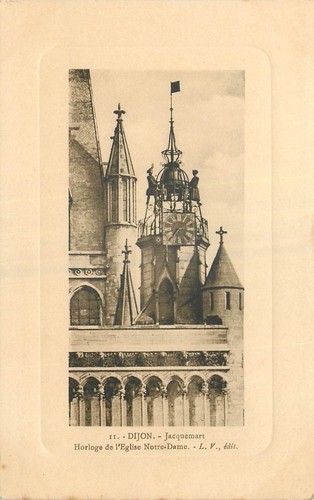 Dijon jacquemart horloge de - 21,
