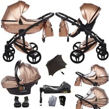 JUNAMA DIAMOND S-Class 2en1 3en1 4en1 POUSSETTE BÉBÉ SIÈGE AUTO ISOFIX