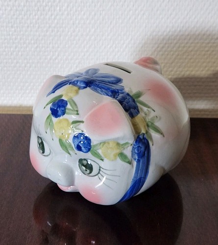 Tirelire cochon vintage - cochon,