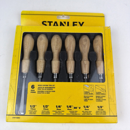 Stanley wood carving tool set - stanley,