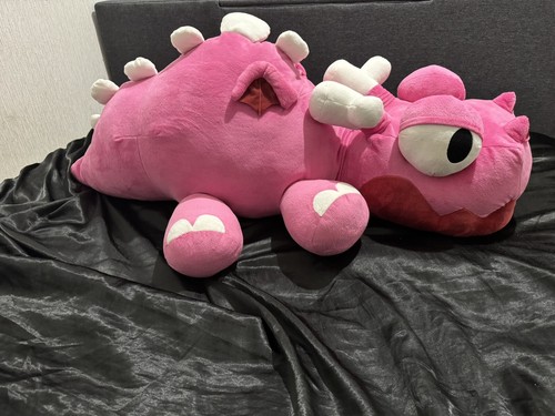 Peluche dragoune rose dofus - rose, xl