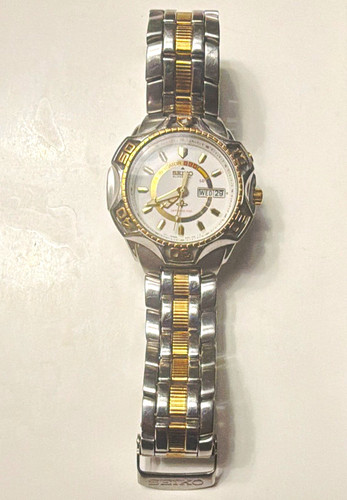 Seiko kinetic two tone - seiko,