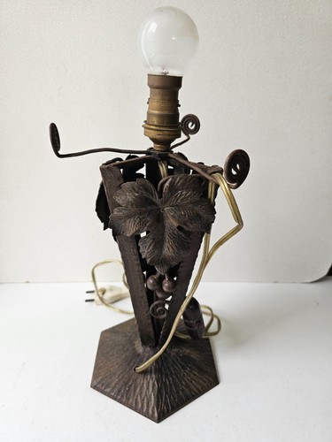 Pied lampe ancien fer - de,
