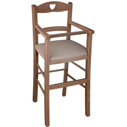 Chaise haute bois noyer - chaise,
