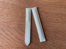 Bracelet / sangle cuir bracelet de montre Cartier - bleu Verni authentique...