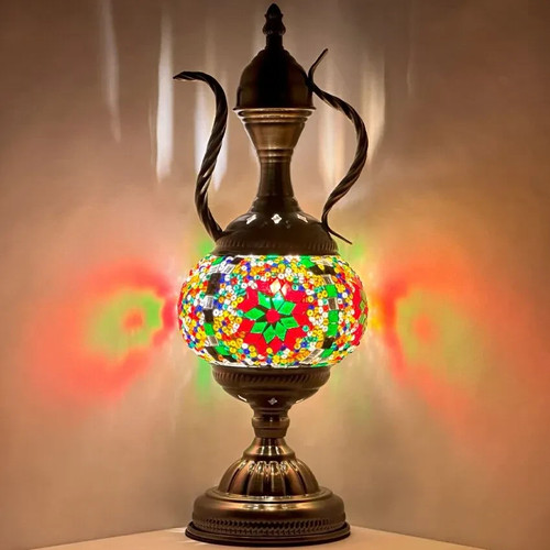 Lampe table verre style - de, en