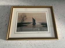Suffolk Artist Joe Crowfoot Signed Ltd. Ed Print ‘Eventide” 1946-2017
