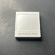 Official Nintendo Gamecube Memory Card 59 Blocks DOL-008 Gray NGC TESTED WORKS