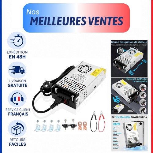 Alimentation 12v 50a - alimentation,