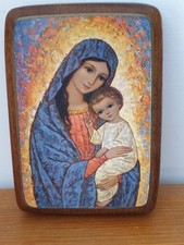 Icône moderne de Marie et