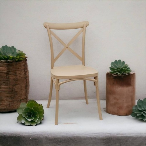 Chaise dossier croisé - dossier,