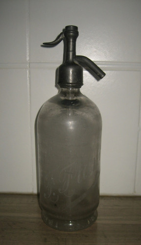 Ancien syphon bouteille eau - syphon, de
