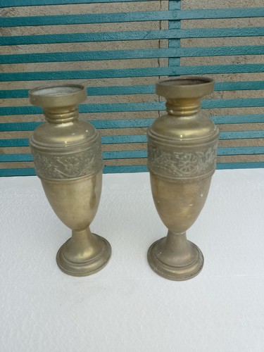 Paire vases anciens - vases,