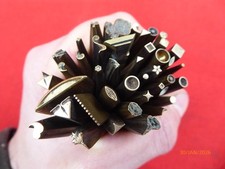 LOT fleuron fer à dorer outil