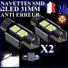 2 AMPOULE NAVETTE LED C5W 30mm