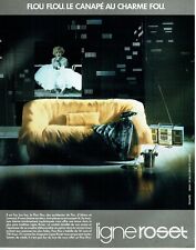 Advertising 079 1985 Line Roset Sofa Blur Blurred by Urbino & Lomazzi