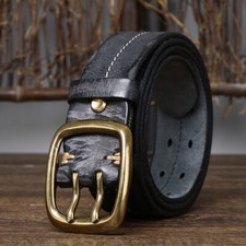 Hommes Véritable Double Cuir