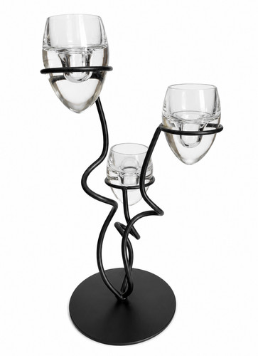 Bougeoir design triple - bougeoir, en